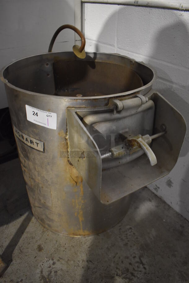 Hobart Metal Commercial Potato Peeler. Appears To Be 208 Volts. 21x28x30 - Image 2 of 4
