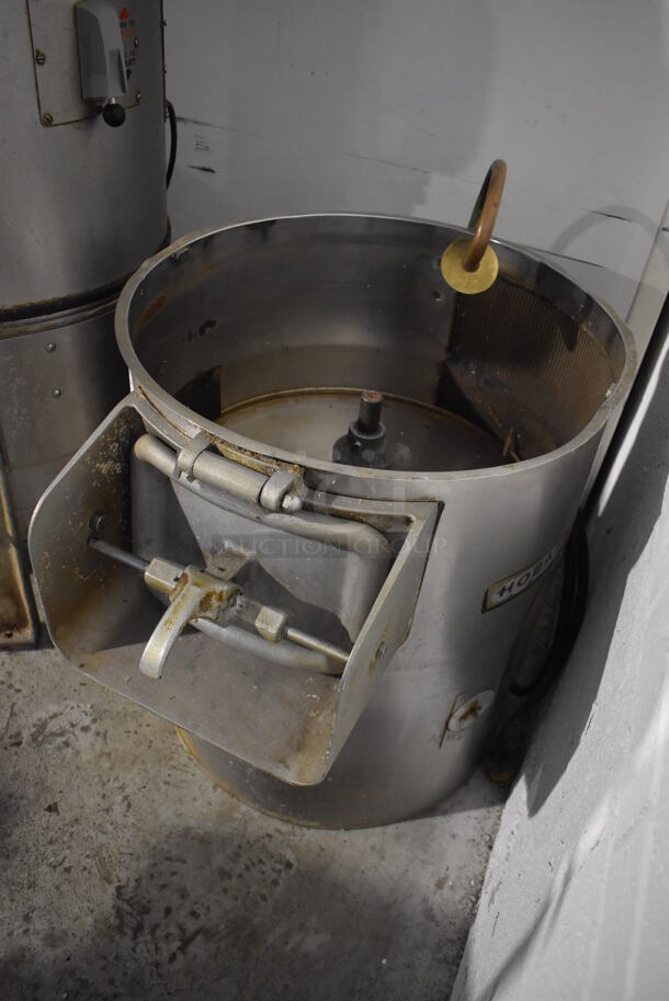 Hobart Metal Commercial Potato Peeler. Appears To Be 208 Volts. 21x28x30 - Image 4 of 4
