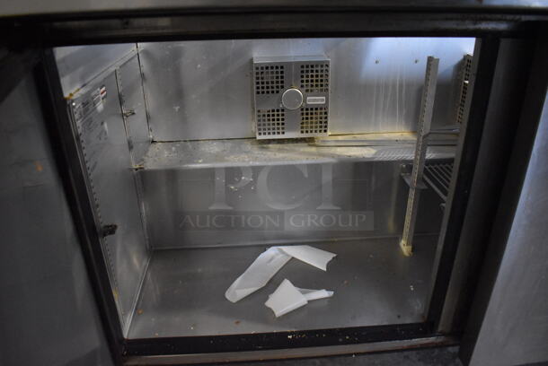 2017 True TSSU-60-24M-B-ST-HC Stainless Steel Commercial Prep Table on Commercial Casters. Missing Lid. 115 Volts, 1 Phase. 60x34x48. Tested and Working! - Image 5 of 6