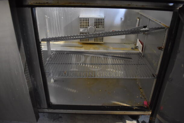 2017 True TSSU-60-24M-B-ST-HC Stainless Steel Commercial Prep Table on Commercial Casters. Missing Lid. 115 Volts, 1 Phase. 60x34x48. Tested and Working! - Image 6 of 6