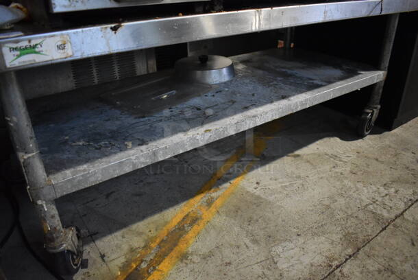 Regency Stainless Steel Commercial Equpiment Stand w/ Metal Under Shelf on Commercial Casters. 60x30x26 - Image 2 of 3