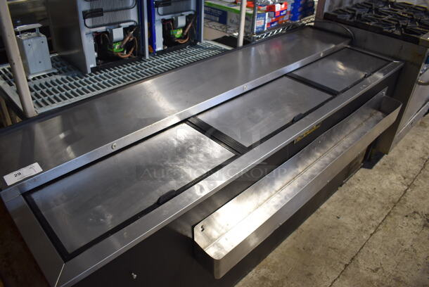 2016 True TD-80-30 Metal Commercial Bottle Back Bar Cooler w/ 3 Lids and Speedwell. 115 Volts, 1 Phase. 81x32x34. Tested and Working! - Image 2 of 8