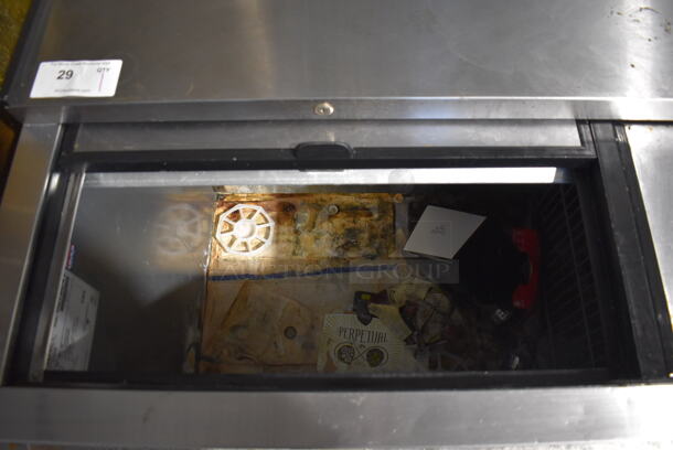 2016 True TD-80-30 Metal Commercial Bottle Back Bar Cooler w/ 3 Lids and Speedwell. 115 Volts, 1 Phase. 81x32x34. Tested and Working! - Image 4 of 8