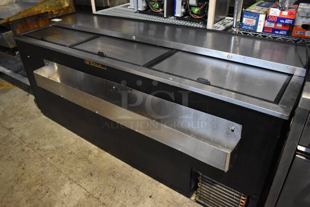 2016 True TD-80-30 Metal Commercial Bottle Back Bar Cooler w/ 3 Lids and Speedwell. 115 Volts, 1 Phase. 81x32x34. Tested and Working! - Image 8 of 8