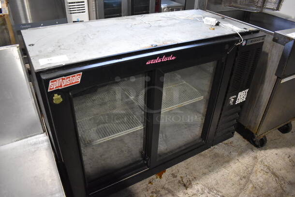 Beverage Air BB48GSY-1-B Metal Commercial 2 Door Back Bar Cooler Merchandiser. 115 Volts, 1 Phase. 48x24x35. Tested and Working! - Image 3 of 6