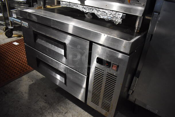 Avantco Stainless Steel Commercial 2 Drawer Chef Base on Commercial Casters. 115 Volts, 1 Phase. 36x32x26. Tested and Working! - Image 3 of 4