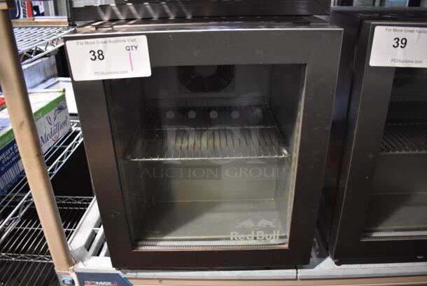 Vestfrost 1509-175-000US Metal Commercial Mini Red Bull Cooler Merchandiser. 115 Volts, 1 Phase. 14x16x17. Tested and Powers On But Does Not Get Cold - Image 1 of 5