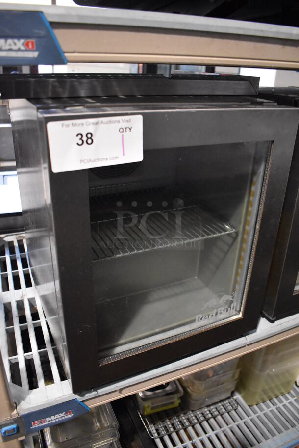 Vestfrost 1509-175-000US Metal Commercial Mini Red Bull Cooler Merchandiser. 115 Volts, 1 Phase. 14x16x17. Tested and Powers On But Does Not Get Cold - Image 3 of 5