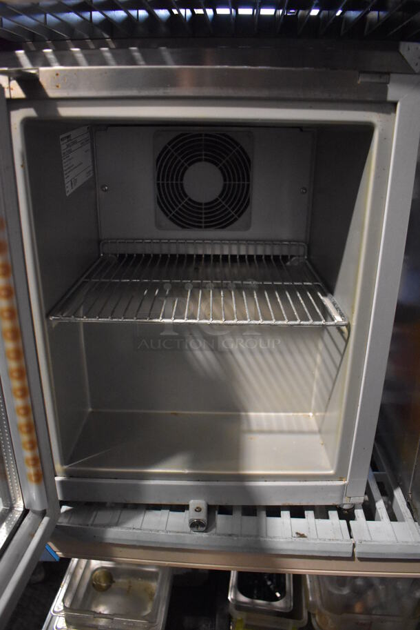 Vestfrost 1509-175-000US Metal Commercial Mini Red Bull Cooler Merchandiser. 115 Volts, 1 Phase. 14x16x17. Tested and Powers On But Does Not Get Cold - Image 4 of 5