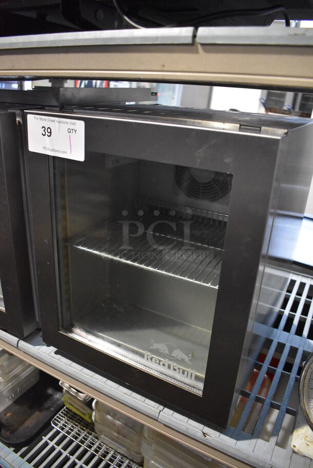 Vestfrost 1509-175-000US Metal Commercial Mini Red Bull Cooler Merchandiser. 115 Volts, 1 Phase. 14x16x17. Tested and Working! - Image 2 of 5