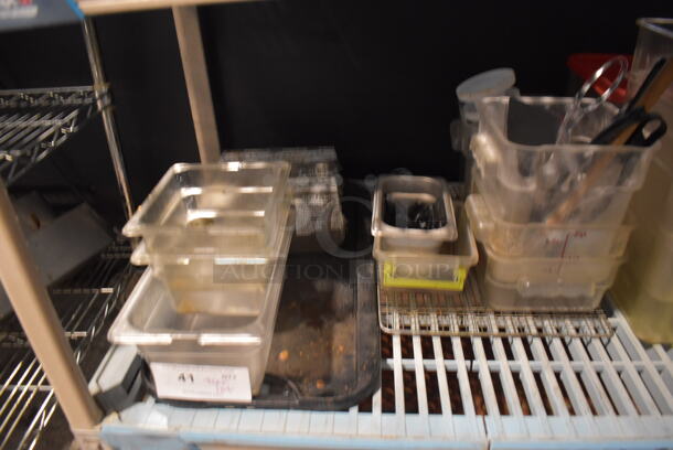 ALL ONE MONEY! Tier Lot of Various Items Including Poly Bins and Drop In Bins - Image 2 of 3