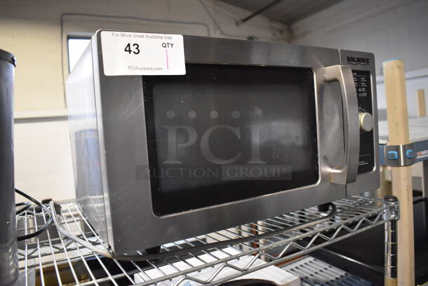 Solwave Stainless Steel Commercial Countertop Microwave Oven. 20x14x12 - Image 2 of 4