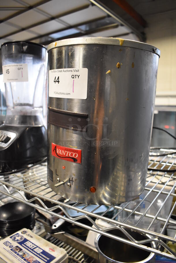 Avantco 177W300SS Stainless Steel Commercial Countertop Food Warmer. 110 Volts, 1 Phase. 9.5x9.5x12. Tested and Working! - Image 2 of 5