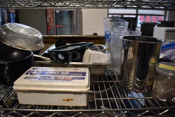 ALL ONE MONEY! Tier Lot of Various Items Including Poly Pitchers and Sticker Roll Dispenser - Image 3 of 5