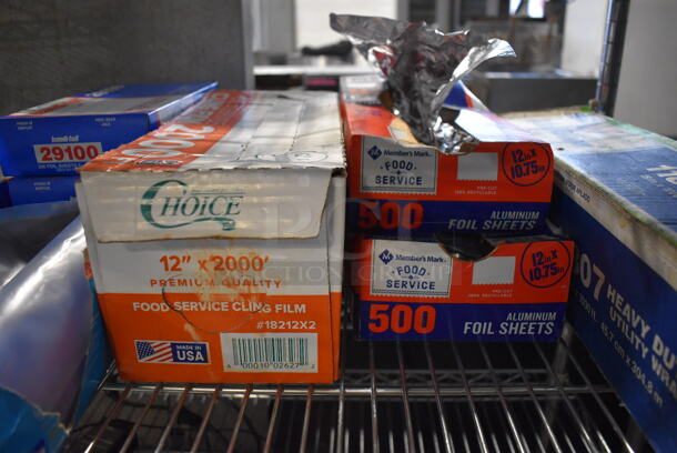ALL ONE MONEY! Tier Lot of Various Items Including Plastic Bags and Cling Film - Image 3 of 5