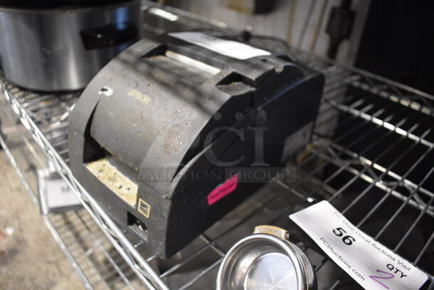 Epson M188B Countertop Receipt Printer. 6x10x6 - Image 3 of 5