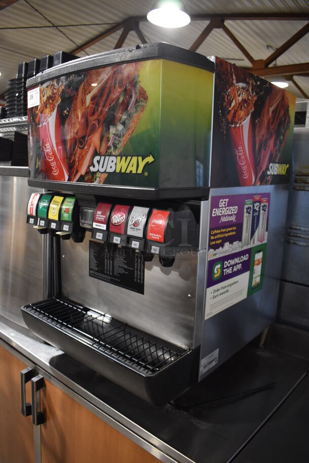 SerVend MD-175 Stainless Steel Commercial Countertop 8 Flavor Carbonated Beverage Machine. 115 Volts, 1 Phase. 24x30x38 - Image 4 of 5