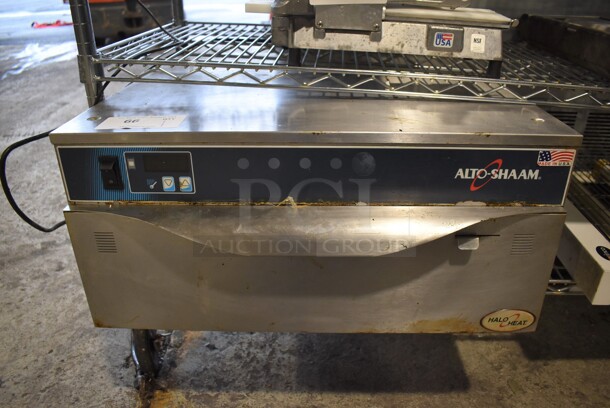 2015 Alto Shaam 500-1D Halo Heat Stainless Steel Commercial Single Drawer Warming Drawer. 120 Volts, 1 Phase. 24.5x24x11.5. Tested and Working! - Image 1 of 5