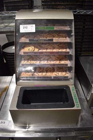 Nemco Brown Metal Countertop Cookie Merchandiser w/ Drink Holder Attachment. 16x27x24