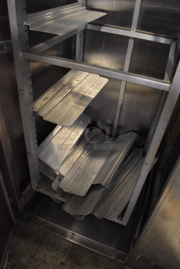 Traulsen TPCTH Stainless Steel Commercial Roll In Rack Blast Chiller w/ Metal Pan Rack on Commercial Casters. 115 Volts, 1 Phase. 48.5x35x91. Cannot Test - Unit Was Previously Hardwired - Image 6 of 6