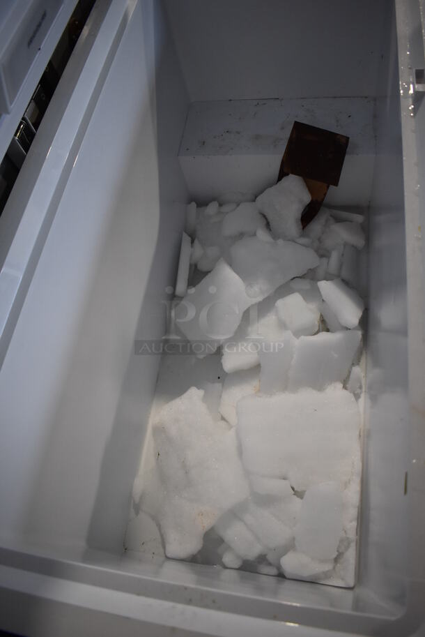 Frigidaire Metal Chest Freezer. 56x30x35. Tested and Working! - Image 5 of 5