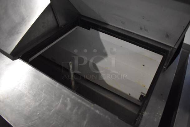 2012 True TSSU-72-30M-B-ST Stainless Steel Commercial Sandwich Salad Prep Table Bain Marie Mega Top on Commercial Casters. 115 Volts, 1 Phase. 72x34x45. Cannot Test - Unit Trips Breaker - Image 4 of 9