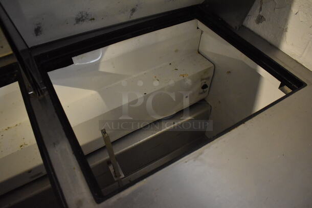 2012 True TSSU-72-30M-B-ST Stainless Steel Commercial Sandwich Salad Prep Table Bain Marie Mega Top on Commercial Casters. 115 Volts, 1 Phase. 72x34x45. Tested and Powers On But Does Not Get Cold - Image 4 of 9