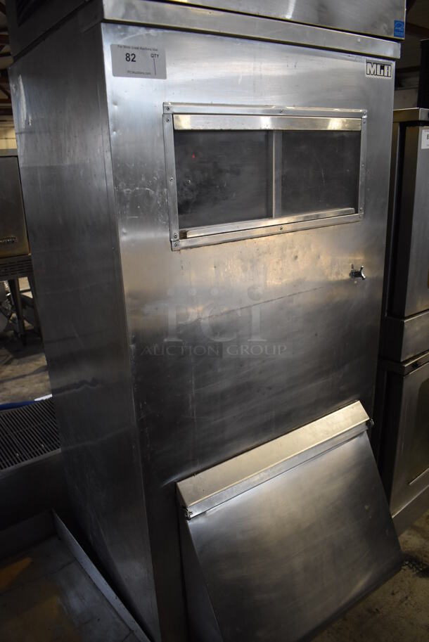 Scotsman C0830SA-32B Stainless Steel Commercial Ice Machine Head on Commercial Bin. 208/230 Volts, 1 Phase. 30x36x99 - Image 3 of 6