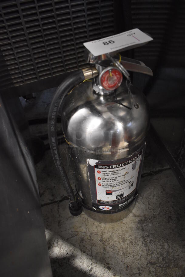 Badger Wet Chemical Fire Extinguisher. 8x8x20. Buyer Must Pick Up - We Will Not Ship This Item.  - Image 2 of 3