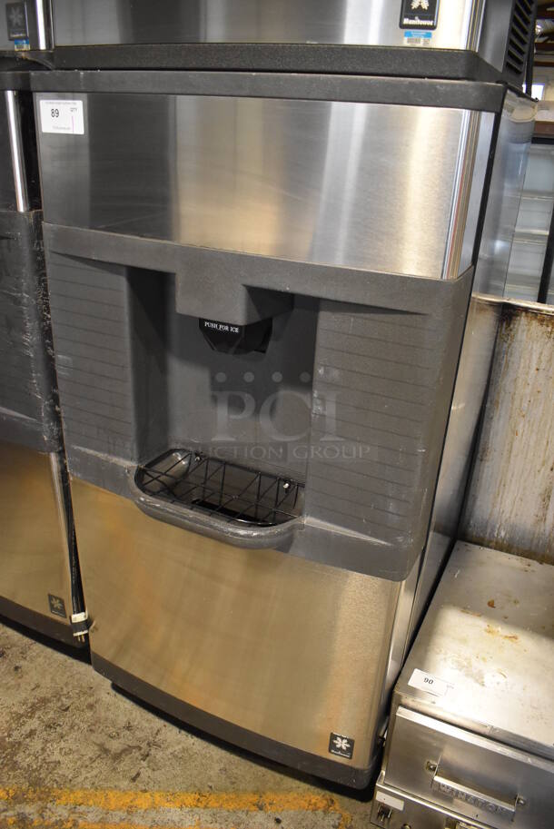 Manitowoc QD0452A Stainless Steel Commercial Ice Machine Head on Manitowoc QPA310 Stainless Steel Commercial Ice Bin Hotel Dispenser. 115 Volts, 1 Phase. 30x29x82 - Image 3 of 7