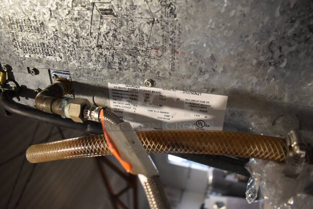 Manitowoc QD0452A Stainless Steel Commercial Ice Machine Head on Manitowoc QPA310 Stainless Steel Commercial Ice Bin Hotel Dispenser. 115 Volts, 1 Phase. 30x29x82 - Image 6 of 7