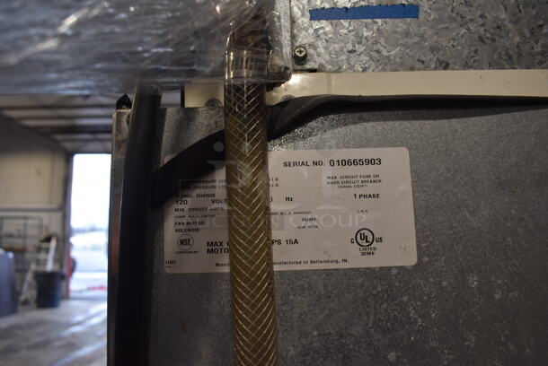 Manitowoc QD0452A Stainless Steel Commercial Ice Machine Head on Manitowoc QPA310 Stainless Steel Commercial Ice Bin Hotel Dispenser. 115 Volts, 1 Phase. 30x29x82 - Image 7 of 7