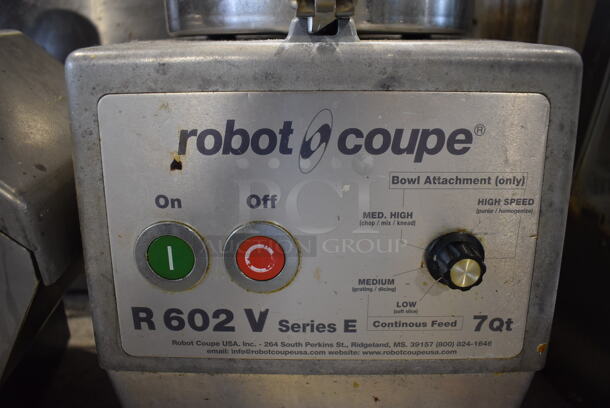 Robot Coupe R602V Metal Commercial Countertop Food Processor w/ Blade. 120 Volts, 1 Phase. 10x13x24. Tested and Does Not Power On - Image 4 of 6