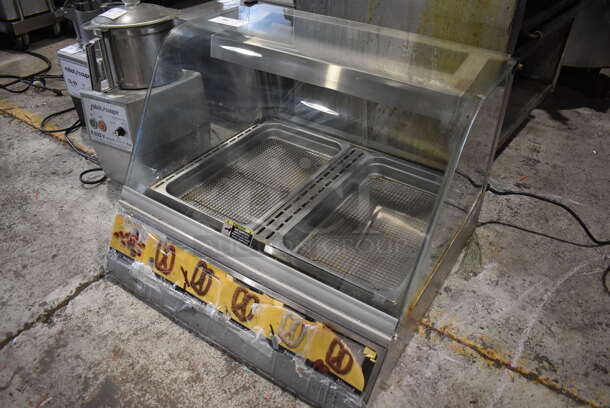Stainless Steel Commercial Countertop Heated Display Case Merchandiser. 31x31x22. Tested and Working! - Image 2 of 5