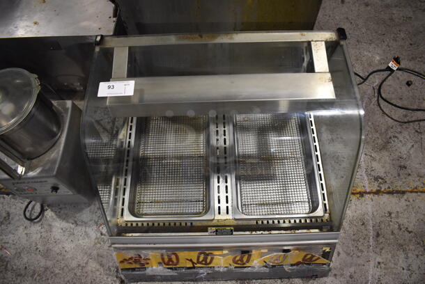 Stainless Steel Commercial Countertop Heated Display Case Merchandiser. 31x31x22. Tested and Working! - Image 5 of 5