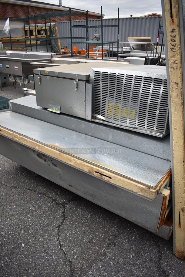 Norlake 6'x5'x6' SELF CONTAINED Walk In Freezer Box w/ Floor, Copeland CP2M-7A Compressor and Norlake Condenser. 115-230 Volts, 1 Phase. Picture of the Unit Before Removal Is Included In the Listing - Image 4 of 8