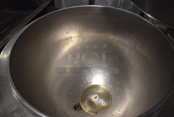 Groen Stainless Steel Commercial Floor Style Natural Gas Powered Steam Kettle. 35x38x45 - Image 4 of 6