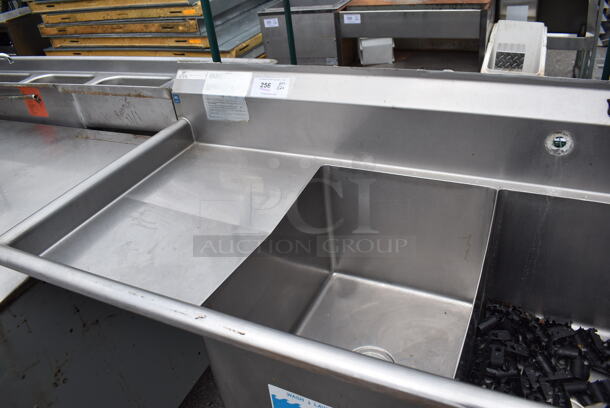 Duke Stainless Steel 3 Bay Sink w/ Dual Drain Boards. 84x27x43. Bays 16x21x13. Drain Boards 16x23x1 - Image 4 of 4