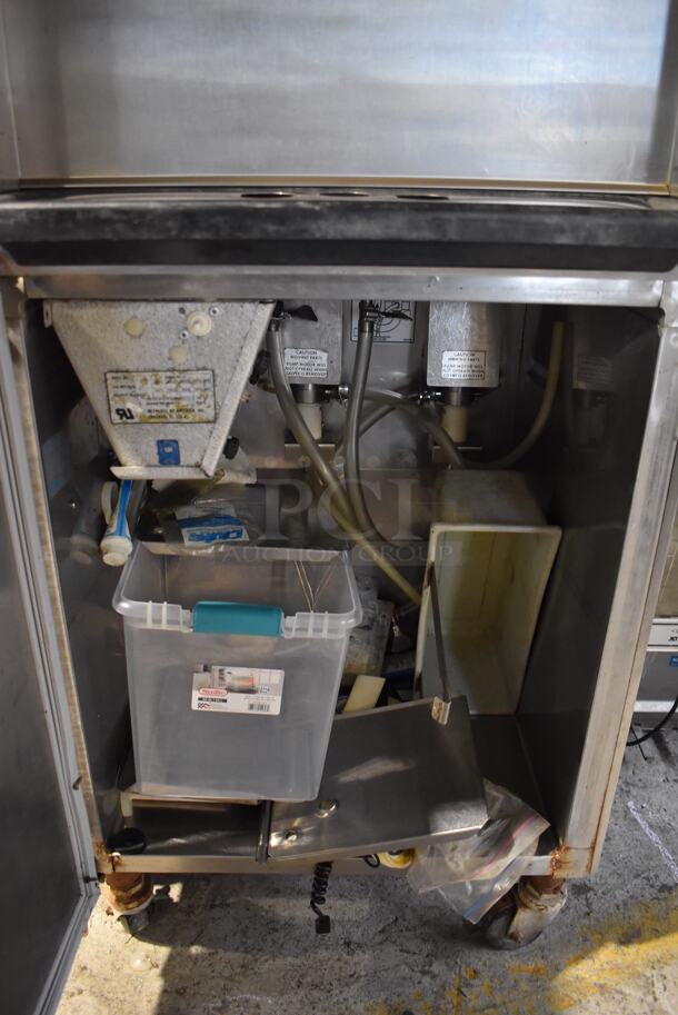 Electro Freeze 30TA-GAB-SS Stainless Steel Commercial Floor Style 2 Flavor w/ Twist Soft Serve Ice Cream Machine on Commercial Casters. 208/230 Volts, 1 Phase. 26x38x68 - Image 6 of 6