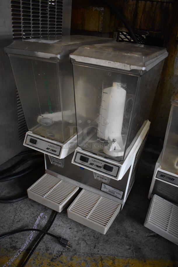 Jetspray JT20 Metal Commercial Countertop 2 Hopper Refrigerated Beverage Machine. 120 Volts, 1 Phase. 16x19x27. Tested and Working! - Image 2 of 7