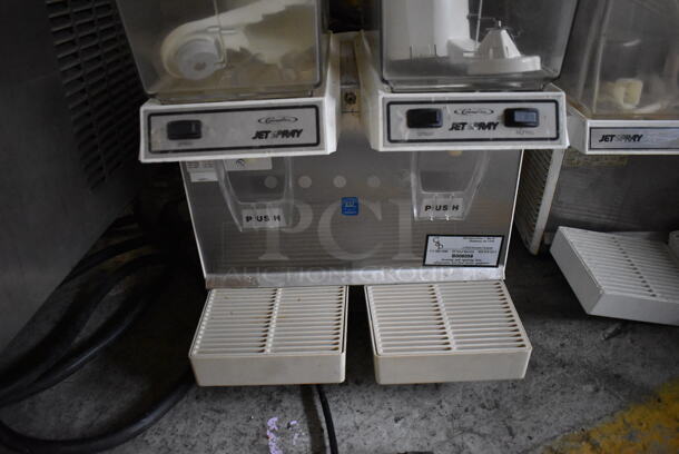 Jetspray JT20 Metal Commercial Countertop 2 Hopper Refrigerated Beverage Machine. 120 Volts, 1 Phase. 16x19x27. Tested and Working! - Image 3 of 7