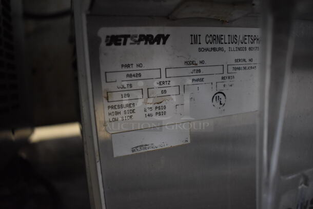 Jetspray JT20 Metal Commercial Countertop 2 Hopper Refrigerated Beverage Machine. 120 Volts, 1 Phase. 16x19x27. Tested and Working! - Image 4 of 7