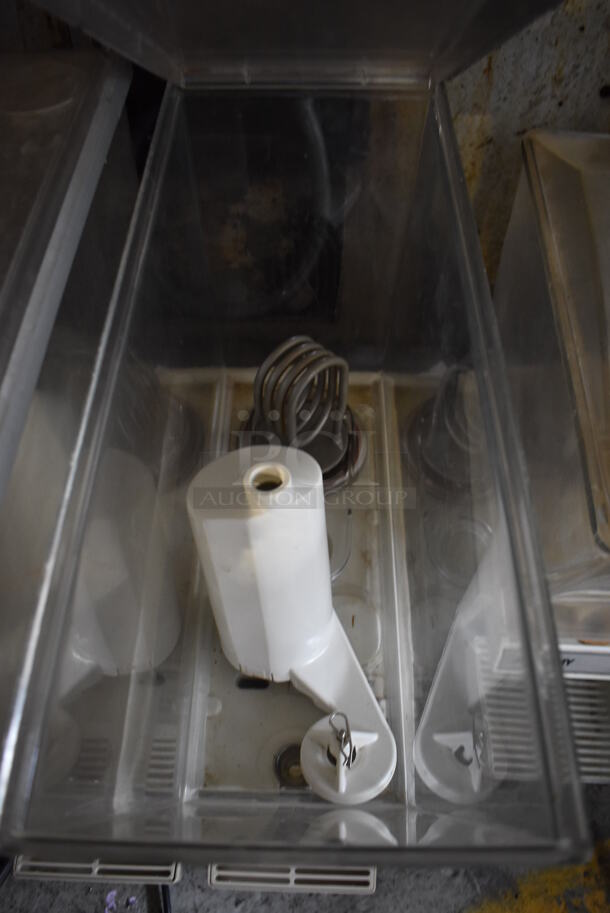 Jetspray JT20 Metal Commercial Countertop 2 Hopper Refrigerated Beverage Machine. 120 Volts, 1 Phase. 16x19x27. Tested and Working! - Image 5 of 7