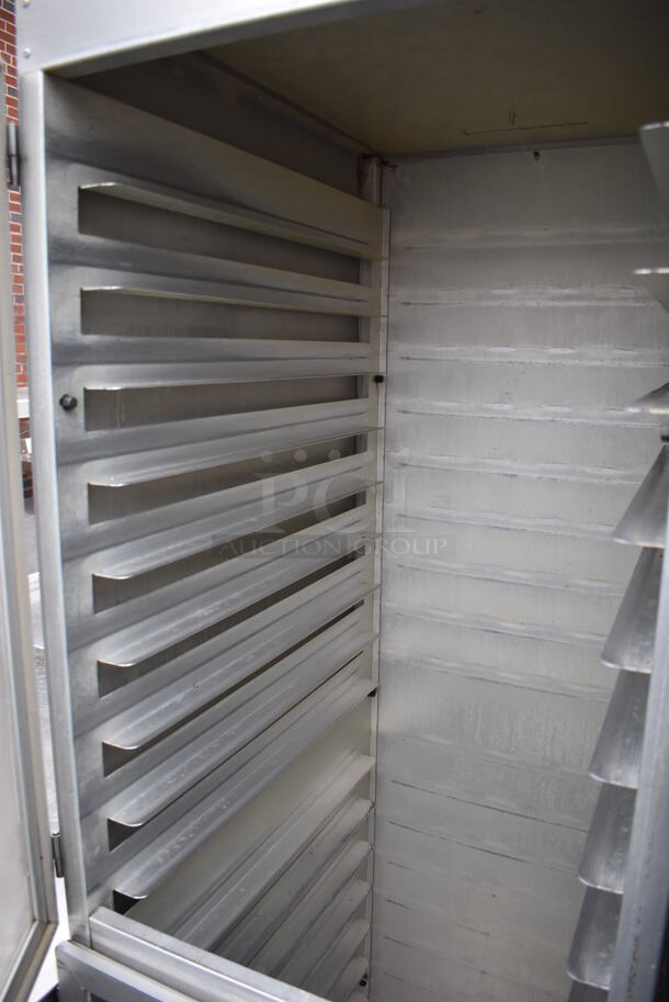 Nu Vu Metal Commercial Pan Transport Rack on Commercial Casters. 22x28x71 - Image 2 of 4