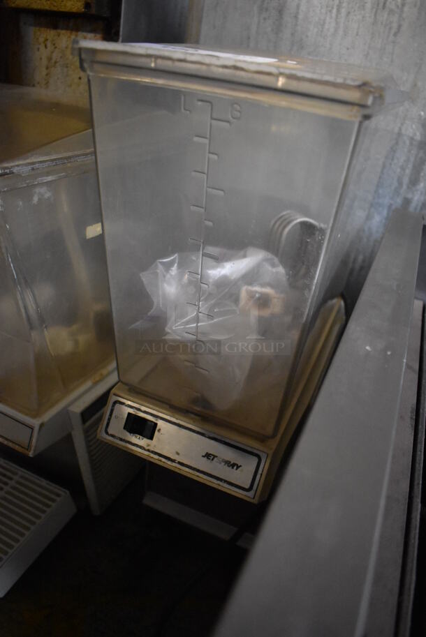 Jetspray JS7 Metal Commercial Countertop Single Hopper Refrigerated Beverage Machine. 120 Volts, 1 Phase. 8x19x27. Tested and Powers On But Does Not Get Cold - Image 3 of 6
