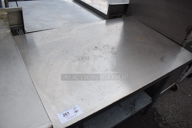 Stainless Steel Commercial Table w/ Metal Under Shelf. 48x30x34 - Image 3 of 3
