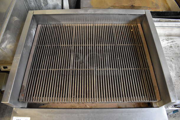 Stainless Steel Commercial Countertop Natural Gas Powered Charbroiler Grill. Comes w/ Gas Hose. 36x31x20 - Image 3 of 5