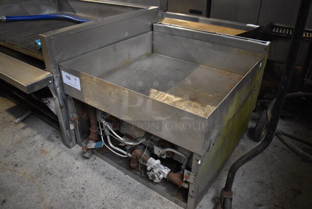 Stainless Steel Commercial Countertop Natural Gas Powered Flat Top Griddle. 24x26x17 - Image 2 of 5