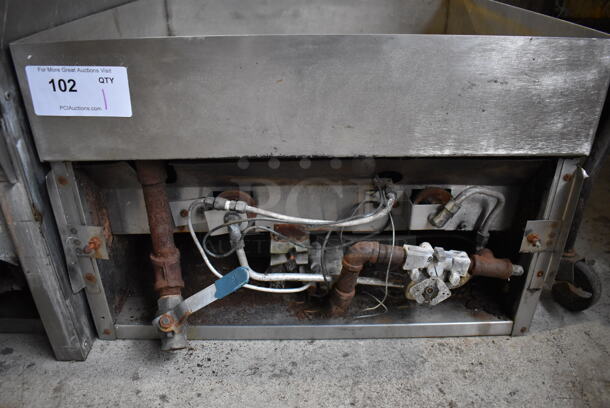 Stainless Steel Commercial Countertop Natural Gas Powered Flat Top Griddle. 24x26x17 - Image 3 of 5