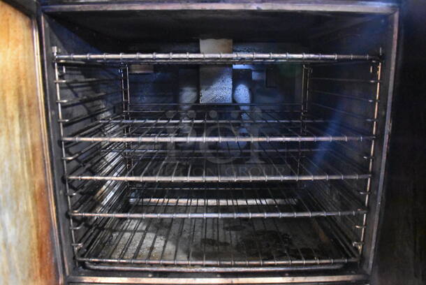 Imperial Stainless Steel Commercial Full Size Convection Oven w/ View Through Door, Solid Door and Metal Oven Racks on Commercial Casters. 38x39x65 - Image 4 of 6